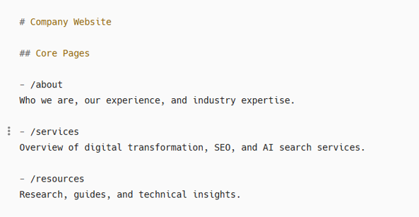 Clear summaries